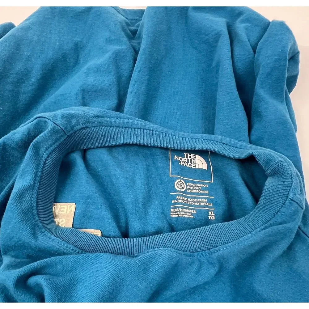 The North Face T-Shirt Mens XL Blue Graphic Tee El Capitan EUC